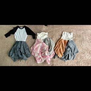 Lot of Neve/Hawk Billow bustle dresses size 7/8